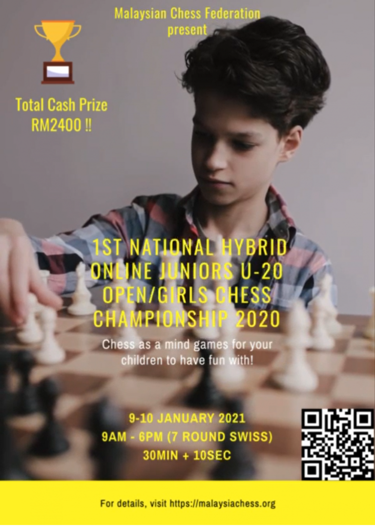 1st National Hybrid Online Juniors U20 Open and Girls Chess