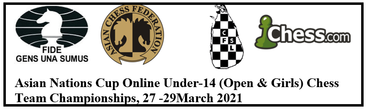 APPLY NOW to have a chance to represent Malaysia at the Asian Youth Under 14 Years (Open & Girls) Chess Championships 2021 – Online