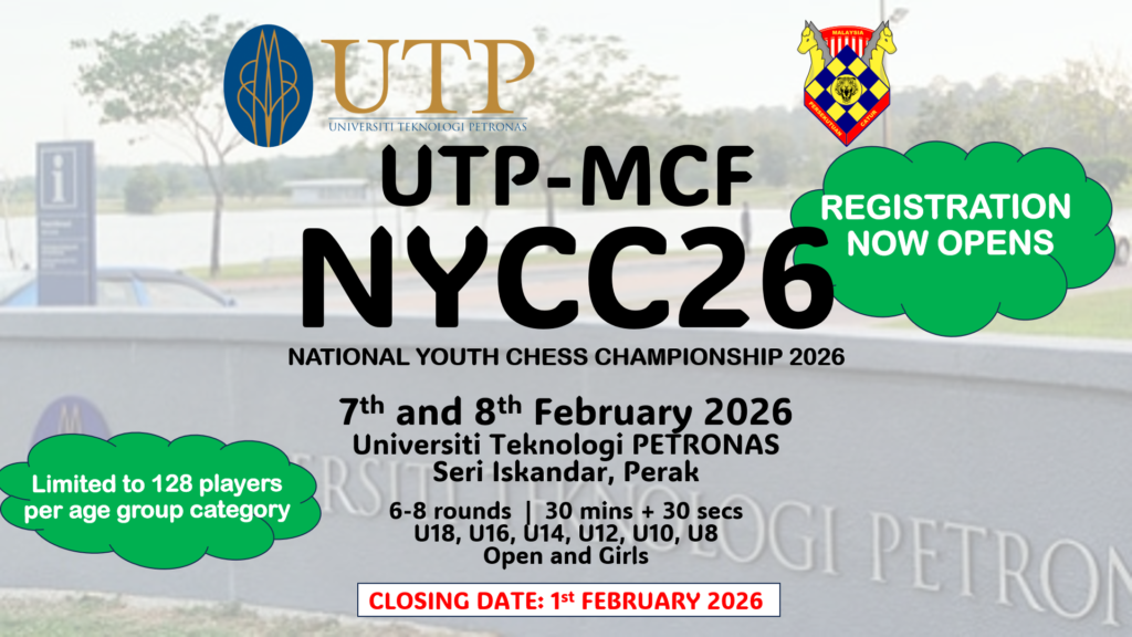 Registration for National Youth Chess Championship (NYCC26) Now Opens