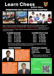 Chess Classes for Beginners at MCF Office in Seri Kembangan