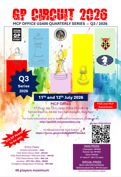 MCF OFFICE GP CIRCUITS QUARTERLY SERIES - Q3 (Gold Event)